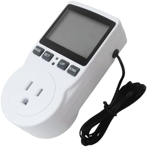 Heating & Cooling Control Outlet with Timer - Smart Plug-in Thermostat for Indoor Climate Devices, 1800W 110V, Dual-Mode Work - Image 6