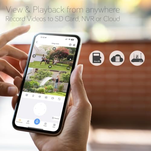 xmartO 4MP Dual Lens 2-View WiFi Home Security Camera Indoor Outdoor 2 Pack - Image 2