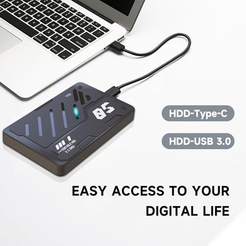 Ultra Slim Portable External Hard Drive USB 3.0 HDD Storage for PC, Laptop, Mac, Xbox one, PS4, PS5 (500GB) - Image 6