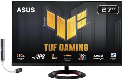ASUS TUF Gaming 27" 1080P FHD IPS Monitor with 1ms Response Time (VG279Q3R) by Unknown