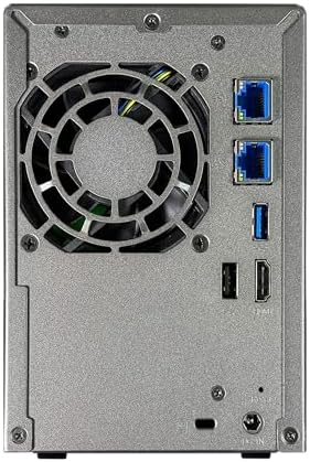 Asustor Lockerstor 2 Gen2+ AS6702T v2 2 Bay NAS, Intel Quad-Core CPU, Dual 5GbE Ports, 4GB DDR4, 4 M.2 SSD Slots, HDMI, Plex Media Server, Video Editing, Creator, Network Attached Storage (Diskless) - Image 3