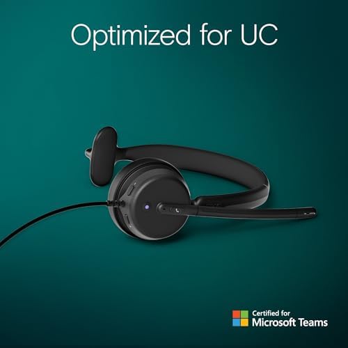 EPOS Impact 430T Mono USB C and USB A On-Ear Headset with Dual Noise-Canceling Mics, Microsoft Teams Certified, Plug-and-Play, Zoom Compatible, Ideal for Home Office & Business Calls - Image 4