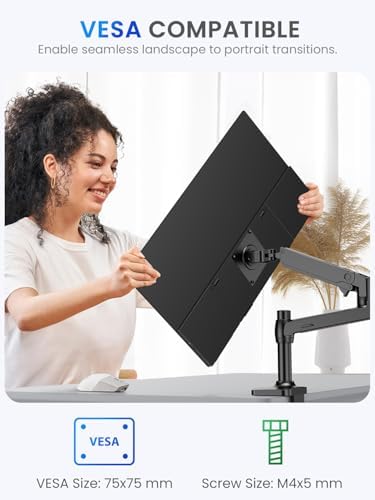 UPERFECT 21.5” 120HZ Touchscreen Portable Monitor w/Stand & VESA, Large Portable Gaming Monitor with HDMI Type C, External Display for Laptops, Steamdeck, MacBook, Phones, Mini PC - Image 6
