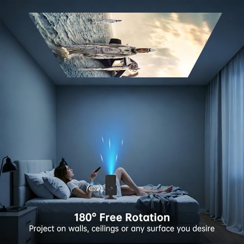 Native 1080P Mini Projector with WiFi and Bluetooth, Portable Projector - Image 5