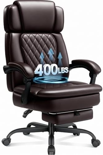 Big and Tall Office Chair, Home Office Desk Chairs,Executive Computer Chair by RECER