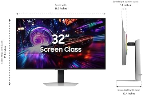 Samsung 32” Odyssey QD-OLED G8 (G81SF), 4K, 240Hz Gaming Monitor - Image 4