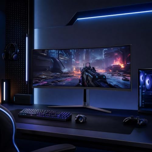 Gawfolk 45 Inch Curved Ultrawide Gaming Monitor 185Hz DQHD 5120x1440 - Image 7