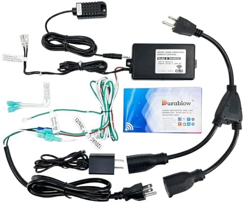 Durablow SH4002D WiFi On/Off Remote Control for Gas Fireplace Valve, Blower by Durablow