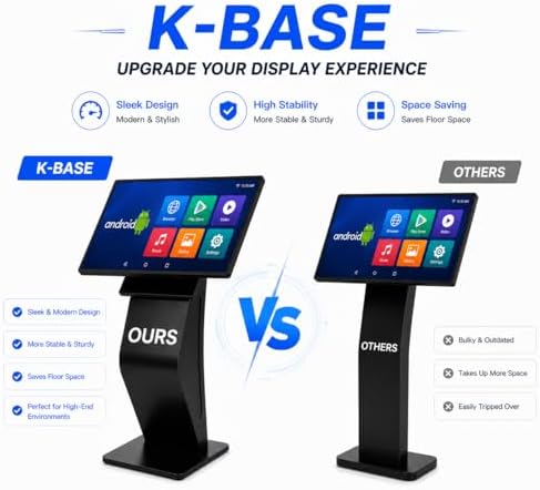 43 inch Touch Screen Kiosk, Windows11 System(8+128g) | K-Style Stand Inquiry Machine, Human–Machine Interaction Smoothly for Mall Navigation/Self-Ordering/Advertising/Retail Store - Image 5