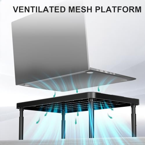 WALI Computer Monitor Stand for Desk, Adjustable Laptop Riser, up to 44 lbs - Image 4