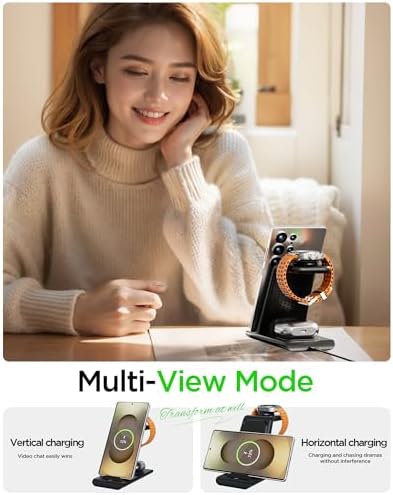 Wireless Charging Station for Samsung Galaxy Watch 8/7/6/5/4/3,S26 Ultra - Image 5