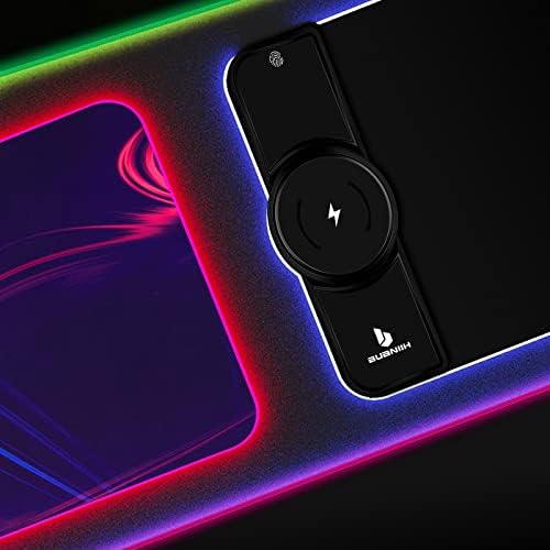 Mouse Pad,Gaming Desk Mat,Mouse Pad with Wireless Charging - Image 3