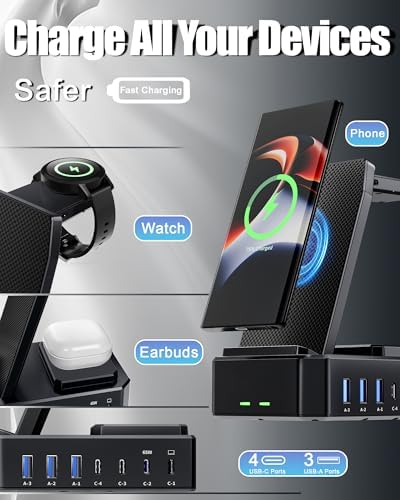 Wireless Charger for Samsung,zutspzss 300W Wireless Charging Station - Image 2