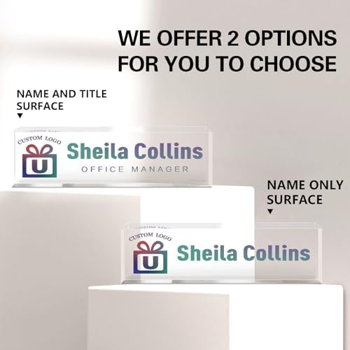 Custom Name Plate for Desk, Employee Appreciation Gifts, Office Decor - Image 2