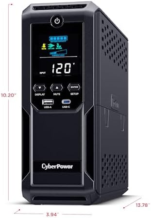 CyberPower BRG1500AVRLCD2 Intelligent LCD UPS Battery Backup - Image 6