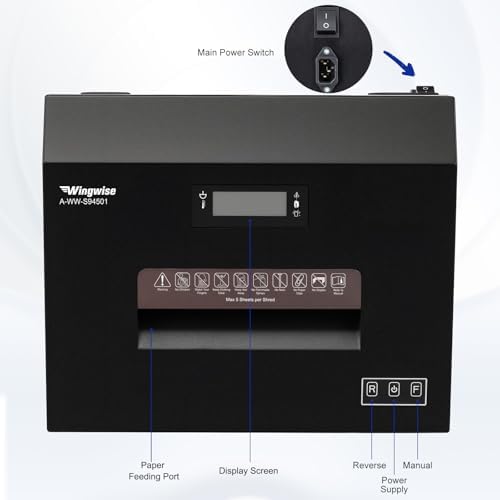 Wingwise Ultra P-7 High Security Professional Commercial Paper Shredder - Image 4