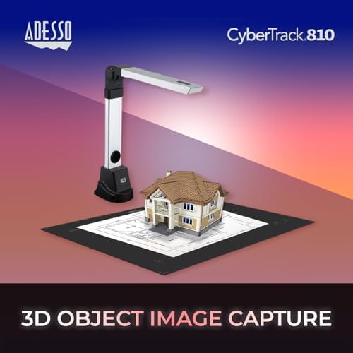 Adesso Cybertrack 810 8.0-MP Fixed-Focus Document Camera for Windows - Image 7