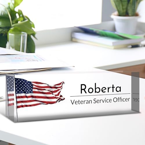 Desk Name Plate Personalized, Custom Name Plate for Desk, Acrylic Desktop Accessories, Office Gift & Decor for Women Men, Teacher Nurse Boss Employee Appreciation Gifts - Image 5