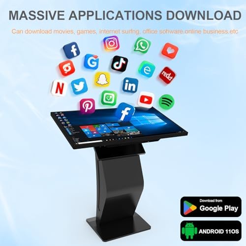 32 inches Touch Screen Kiosk, Android System, Install APP, Browser - Image 4