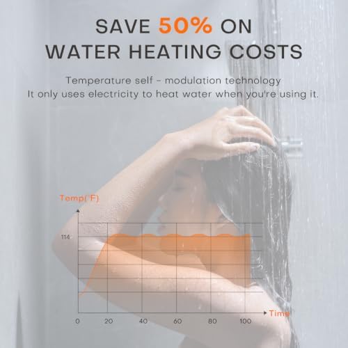 13.8kW Tankless Water Heater Electric 240V Up to 3.1 GPM ETL - Image 5