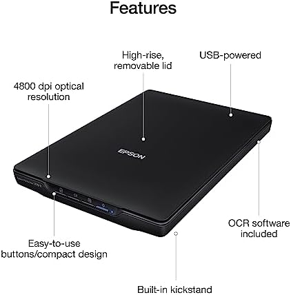 Epson Perfection V19 II Flatbed Photo Scanner 4800 dpi Optical Resolution - Image 3