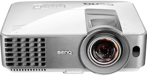 BenQ MW632ST Business Projector, 3200 Lumens, WXGA, Short Throw, Wireless, Dual HDMI, Keystone, 1.2X Zoom, 3D, Golf Simulation, Conference Room, Meeting, Classroom by BenQ