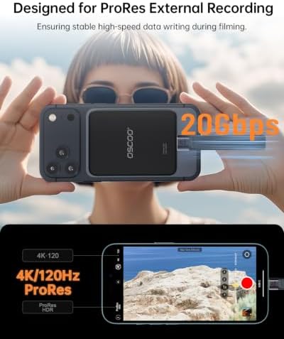 1TB Magnetic Portable SSD, Up to 2000MB/s – External Solid State Drive - Image 5