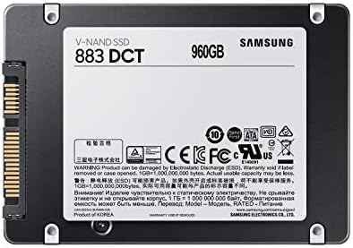 Samsung 883 DCT Series SSD 960GB - SATA 2.5” 7mm Interface Internal Solid State Drive with V-NAND Technology for Business (MZ-7LH960NE) - Image 2