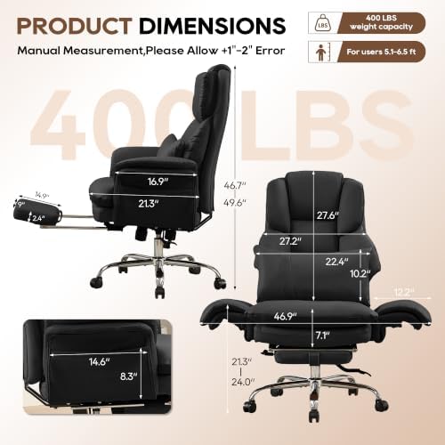 Big and Tall Criss Cross Legged Office Chair with Flip Armrests - Image 2