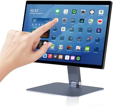 15.6" All-in-One Industrial Desktop PC Fanless, Android 12 Touchscreen Computer with Pivoting VESA Mount Rugged RK3399 Tablet, 4GB RAM 64GB ROM, 1920 x 1080 IPS, USB 3.0, Gigabit Ethernet, Type-C by HIGOLEPC
