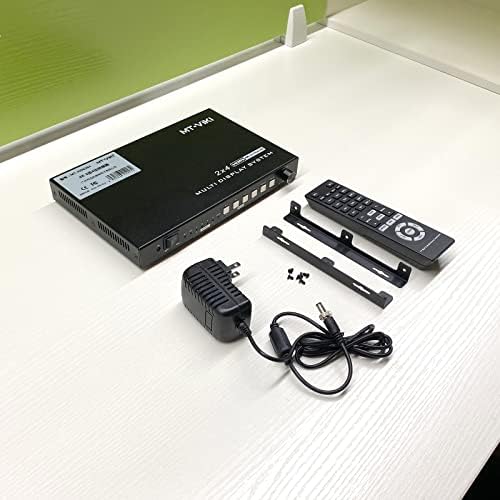 MT-VIKI 4K Video Wall Controller 2X2 with 2 HDMI Input+ 4 HDMI Output, TV Wall Controller 4K30Hz Support Point-to-Point Display + 180° Degree Rotate + 3.5MM Audio [Non-Stretching & Non-deforming] - Image 6