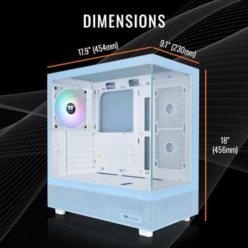 Thermaltake LCGS View 7870H-270 Gaming Desktop (AMD Ryzen™ 7 7800X3D, ToughRam 32GB DDR5 6000MT/s RGB Memory, NVIDIA® GeForce RTX™ 5070, 1TB NVMe M.2, WiFi, Windows 11) V27H-B850-570-LCS - Image 5