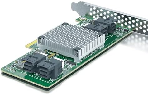 ipolex PCIe 3.0 x8 to 4-Port U.2 SFF-8643 Adapter Card with PEX8724 Controller - Bifurcation-Free, 32Gbps NVMe SSD Expansion, Only Includes Full-Height Bracket, Windows/Linux/VMware Supported - Image 3