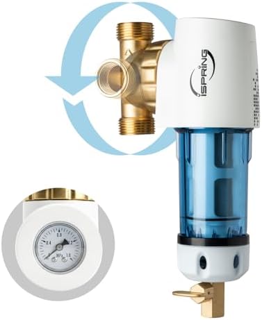 iSpring WSP50GR Spin Down Sediment Filter, 360 Rotating Head, 50 Micron - Image 2
