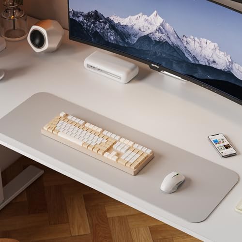 WALKINGDESK 48x24 Inches Height Adjustable Electric Standing Desk with 2 Hooks for Home Office, Ergonomic Sit Stand up Desk with Splice Board, White - Image 6