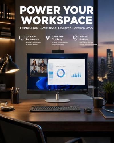 HP 27" All-in-One Desktop Computer Touchscreen 16GB DDR5 1TB SSD Copilot PC - Image 7