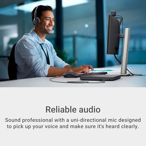 Dell Wired Headset WH125, Boom Mic, Black - Image 4