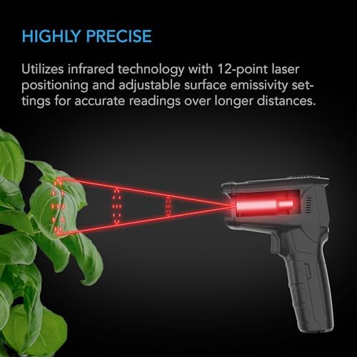 AC Infinity VPD Thermometer, Infrared Leaf VPD & Temperature Gun for Plants - Image 4