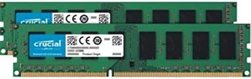 Crucial RAM 8GB Kit (2x4GB) DDR3 1600 MHz CL11 Desktop Memory CT2K51264BD160B by Micron
