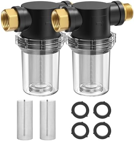 Twinkle Star 2 Pcs Garden Hose Filter, Inline Water Hose Filter by TwinkleStar