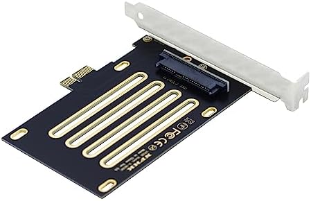 PCI-E 4.0 X1 Lane to U.2 U.3 Kit SFF-8639 Host Adapter for Motherboard PM1735 NVMe PCIe SSD by NFHK