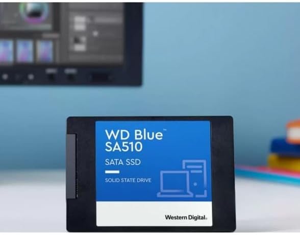 Western Digital 500GB WD Blue SA510 SATA Internal Solid State Drive SSD - SATA III 6 Gb/s, 2.5"/7mm, Up to 560 MB/s - WDS500G3B0A - Image 2