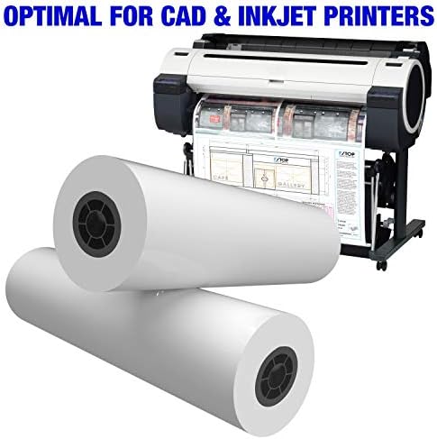 Alliance Wide Format Paper 24" x 300' CAD Bond Rolls (20lb | 120 Rolls, 24 In x 300 Ft | 2 " Core) - Image 4