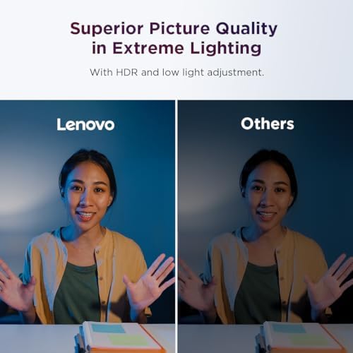 Lenovo 4K Pro Webcam, AI Noise Cancellation and Enhanced Image Quality, 4K Resolution, 4X Digital Zoom, Physical Privacy Shutter, Auto Light Adjustment, Directional Microphone, Teams Certified, Black - Image 5