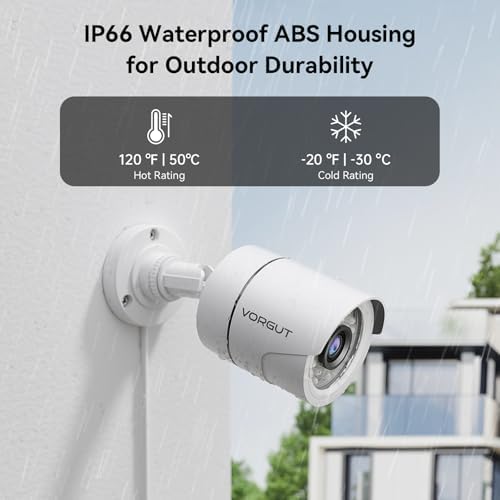 Wired Security Camera System Outdoor, 4X 1080P CCTV Camera, 500G HDD - Image 6