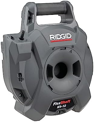 RIDGID 74978 K9-12 FlexShaft 1/4" x 30' Wall-to-Wall Professional Drain Cleaning Machine, Compact Drain Cleaner for 1-1/4" to 2" Pipes by RIDGID