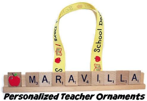 Handmade Personalized Teacher Desk Plate Custom Teacher Gift Personalized Teacher Name Plate Teacher Desk Plate Teacher Christmas School Nurse Science Teacher Reading Writing - Image 2