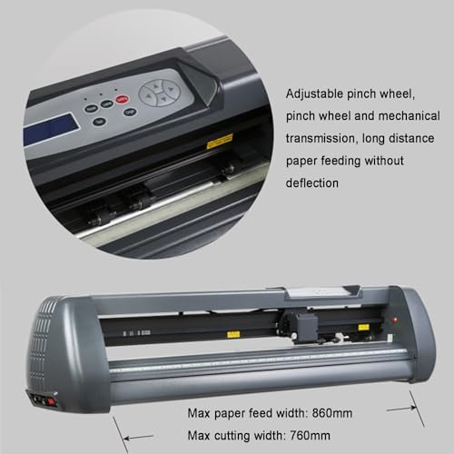 Vinyl Cutter Machine 34 Inch DIY Plotter Printer with Adjustable Double-Spring Pinch Rollers and Floor Stand for Sign Label Making,SK870 - Image 4