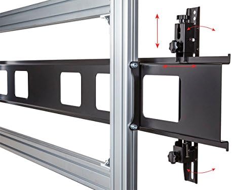 Monoprice 2x2 Video Wall Display Cart with Micro Adjustment Arms - Image 5