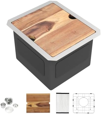 13"x15" Bar Prep Sink Undermount Workstation by FULORNI